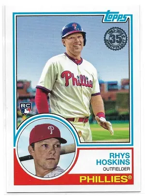 2018 Topps Update 1983 Topps #83-46 Rhys Hoskins