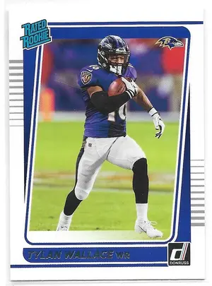 2021 Donruss #274 Tylan Wallace RC (Rated Rookie)