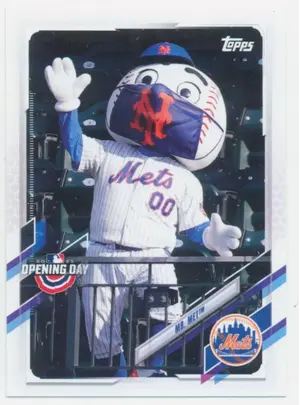 2021 Topps Opening Day - Mr. Met #M-3 Mascots
