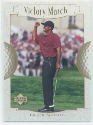 2001 Upper Deck - Tiger Woods #151 Victory March