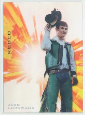 2021 Goodwin Champions - Jess Lockwood #G29 Goudey Platinum Rainbow Parallel