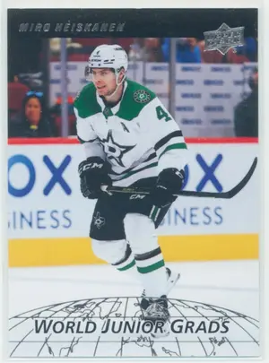 2022-23 UPPER DECK - MIRO HEISKANEN #WG-23 WORLD JUNIOR GRADS