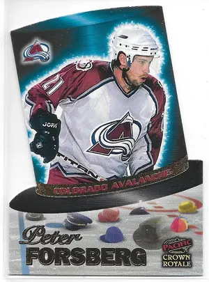1997-98 Crown Royale Hat Tricks #4 Peter Forsberg *
