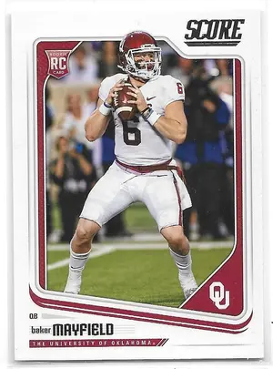 2018 Score #351 Baker Mayfield RC