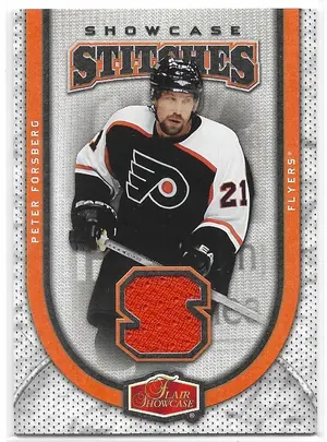 2006-07 Flair Showcase Stitches #SS-PF Peter Forsberg