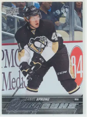 2015-16 UPPER DECK - DANIEL SPRONG #226 YOUNG GUNS