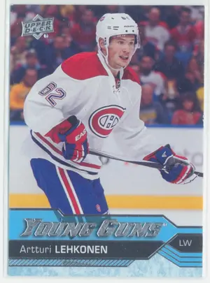 2016-17 UPPER DECK - ARTTURI LEHKONEN #232 YOUNG GUNS