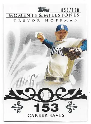 2008 Topps Moments & Milestones #32 Trevor Hoffman (058/150)