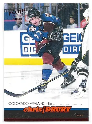 1999-00 Pacific Red #102 Chris Drury