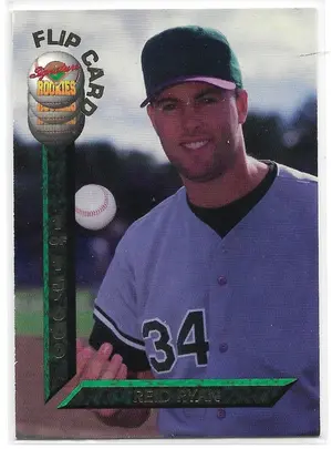 1994 Signature Rookies Draft Picks Flip Card #NNO Nolan Ryan & Reid Ryan (/15,000)