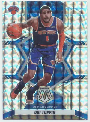 2021-22 Panini Mosaic - Obi Toppin #106 Mosaic Prizm Parallel