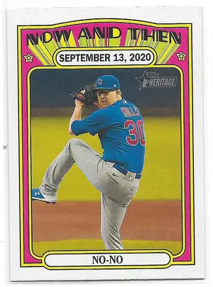 2021 Topps Heritage Now And Then #NT-4 Alec Mills