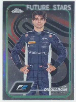 2024 Topps Chrome Formula 1 - Zak O'Sullivan #29 Future Stars F2 Drivers