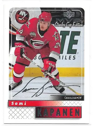 1999-00 MVP Stanley Cup Edition Silver Script #39 Sami Kapanen