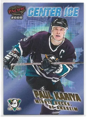1999-00 Pacific Center Ice #1 Paul Kariya