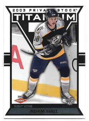 2002-03 Titanium Retail #124 Adam Hall RC (1301/1475)