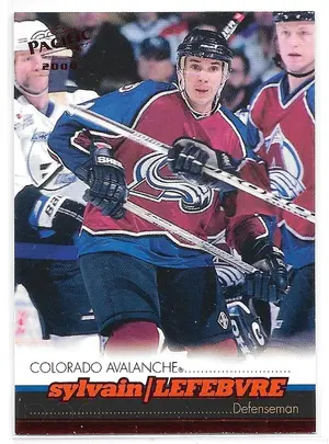 1999-00 Pacific Red #109 Sylvain Lefebvre