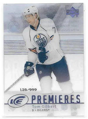 2007-08 Ice #144 Tom Gilbert RC (128/999)