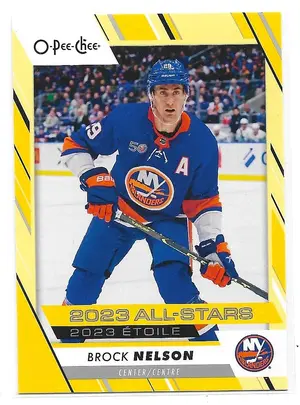 2023-24 O-Pee-Chee Yellow #518 Brock Nelson