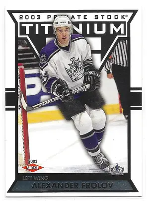 2002-03 Titanium Retail #118 Alexander Frolov RC (0004/1475)