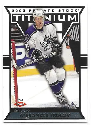 2002-03 Titanium Retail #118 Alexander Frolov RC (0004/1475)