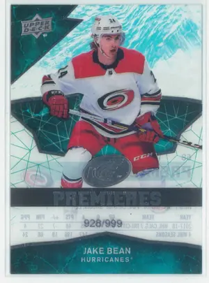 2018-19 UPPER DECK ICE - JAKE BEAN #68 ICE PREMIERES 928/999