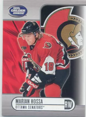 2003-04 CALDER - MARIAN HOSSA #72 SILVER 213/575