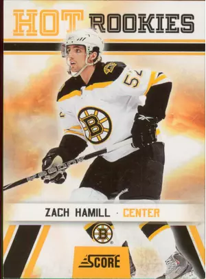 2010-11 SCORE - ZACH HAMILL #539 HOT ROOKIES