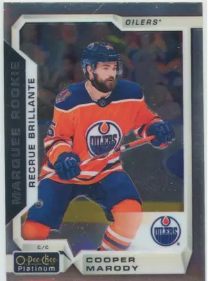 2018-19 O-PEE-CHEE PLATINUM - COOPER MARODY #183 MARQUEE ROOKIE