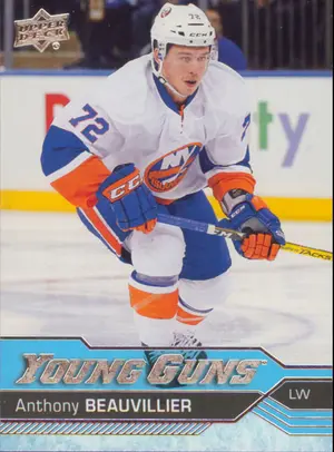 2016-17 UPPER DECK - ANTHONY BEAUVILLIER #220 YOUNG GUNS