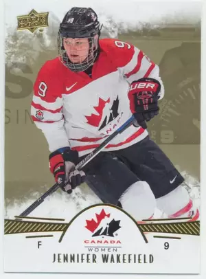 2016 TEAM CANADA JUNIORS - JENNIFER WAKEFIELD #7 GOLD