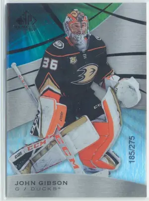 2019-20 SP GAME USED - JOHN GIBSON #57 RAINBOW 185/275