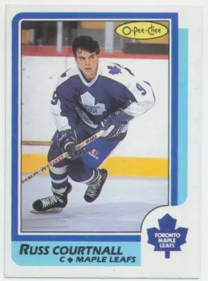 1986-87 O-PEE-CHEE - RUSS COURTNALL #174