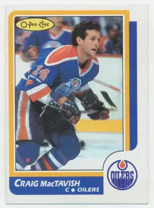1986-87 O-PEE-CHEE - CRAIG MacTAVISH #178⚠️