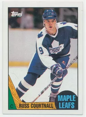 1987-88 Topps - Russ Courtnall #62