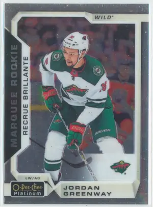 2018-19 O-PEE-CHEE PLATINUM - JORDAN GREENWAY #161 ROOKIE