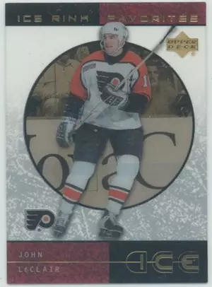 2000-01 ICE - JOHN LECLAIR #FP8 ICE RINK FAVORITES