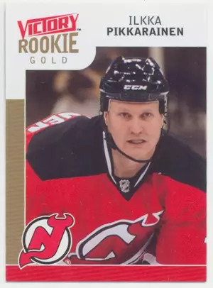 2009-10 VICTORY - ILKKA PIKKARAINEN #317 ROOKIE GOLD