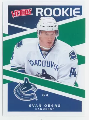 2010-11 VICTORY - EVAN OBERG #249 ROOKIE
