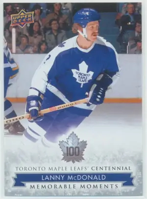 2017 TORONTO MAPLE LEAFS CENTENNIAL - LANNY McDONALD #185 MEMORABLE MOMENTS SP!