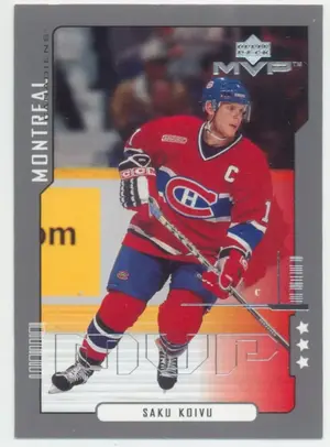 2000-01 MVP - SAKU KOIVU #94 THIRD STAR