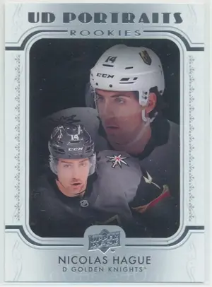 2019-20 UPPER DECK - NICOLAS HAGUE #P-76 UD PORTRAITS