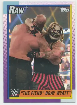 2021 Topps Heritage WWE - "The Fiend" Bray Wyatt #43 Rainbow Foil