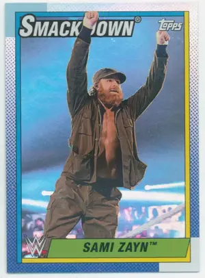 2021 Topps Heritage WWE - Sami Zayn #71 Rainbow Foil