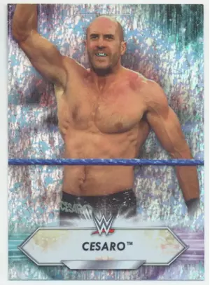 2021 Topps WWE - Cesaro #143 Silver Foil Parallel