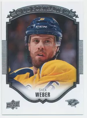 2015-16 UPPER DECK - SHEA WEBER #P-15 UD PORTRAITS