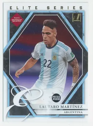 2021-22 Donruss Road to Quatar - Lautaro Martinez #1 Elite Series