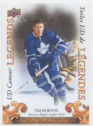 2023 TIM HORTONS LEGENDS - TIM HORTON #CL-1 UD CANVAS LEGENDS
