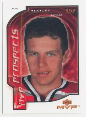 2000-01 MVP - DANY HEATLEY #211 MVP PROSPECTS RC