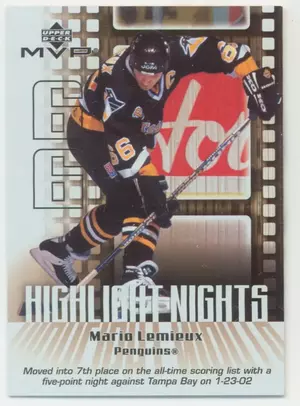 2002-03 MVP - MARIO LEMIEUX #HN6 HIGHLIGHT NIGHTS